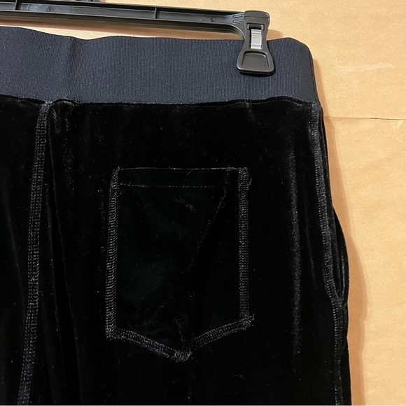 Rag & Bone Jean | Velvet Scout Jogger Pants Pull-On Velour Black Size S - Picture 11 of 13